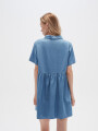 Vestido Crypto Celeste