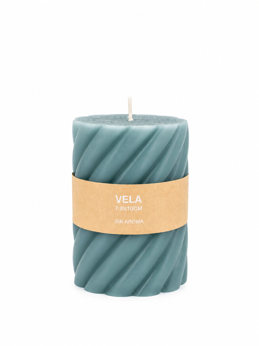 VELA ESPIRAL - GRIS 