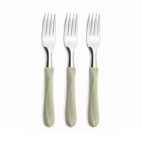 Set X3 Tenedores Trend de Simonaggio BEIGE
