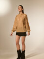 Blusa Rivane Beige Oscuro