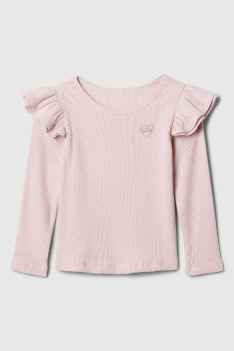 Remera Con Volados Logo Gap Toddler Niña Primitive