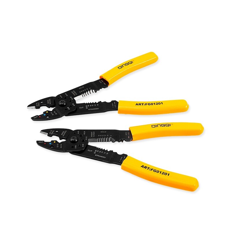 DINGQI PINZA PELACABLE & CRIMPEADORA 210MM Dingqi Pinza Pelacable & Crimpeadora 210mm