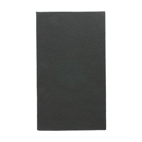 SERVILLETA NEGRA DOUBLE POINT 1/6 33x40 - 50 uds Servilleta Negra Double Point 1/6 33x40 - 50 Uds