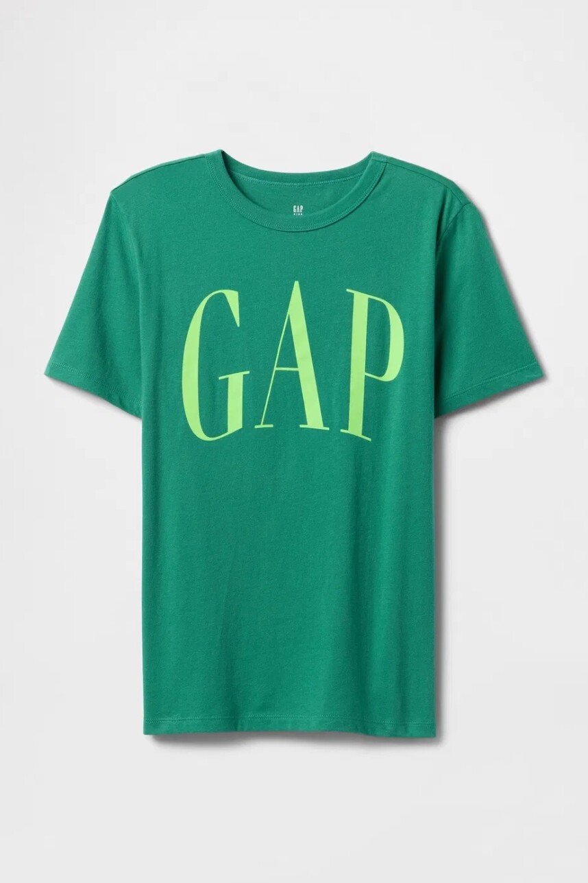 Remera Logo Gap Niño Irish Clover