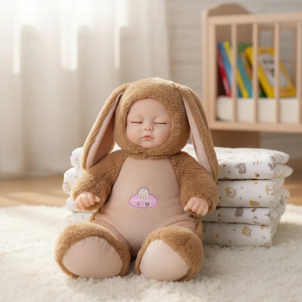 Muñeca Bebote Hora De Dormir musical marron