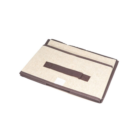 Caja Almacenamiento plegable ?cm Marron Unica