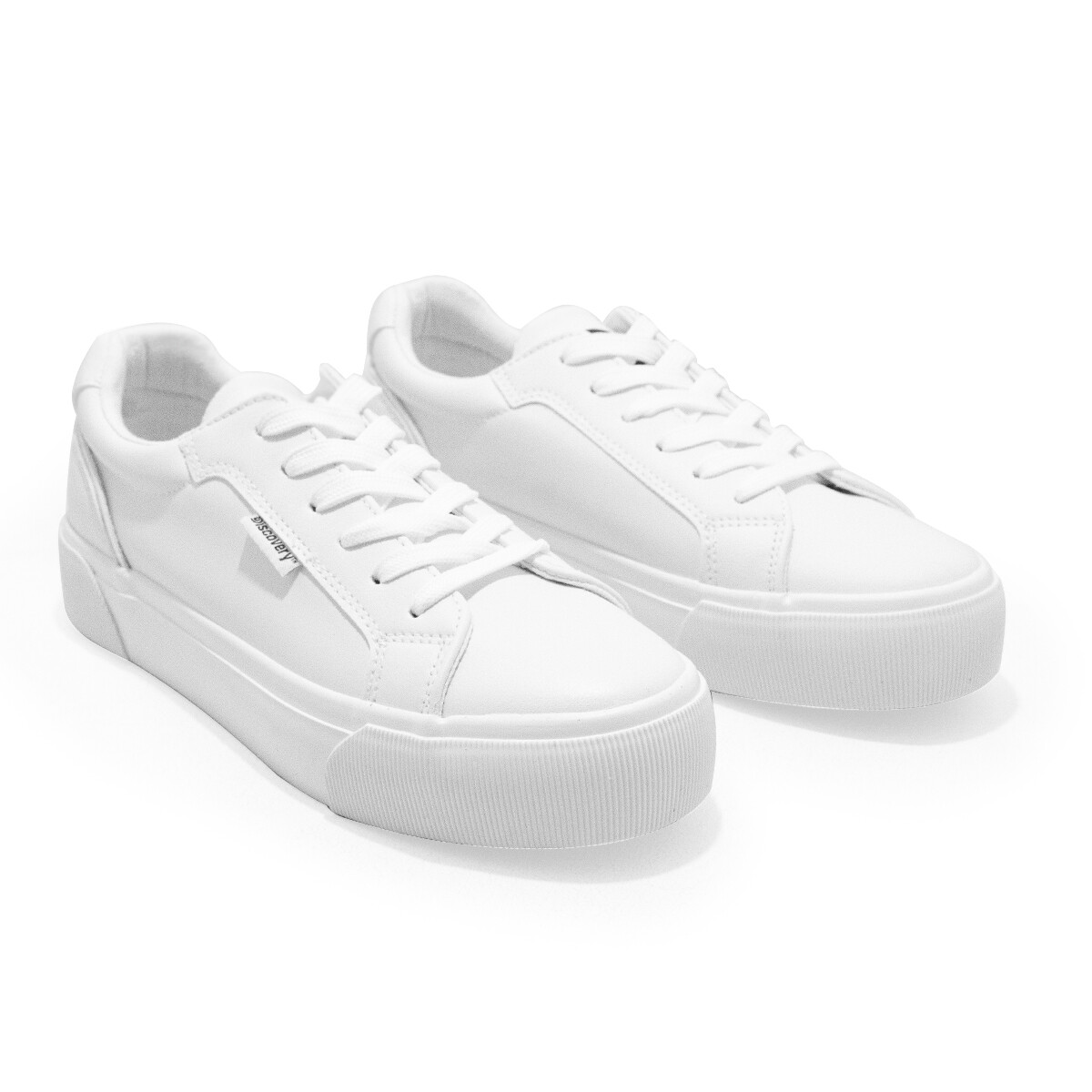 Championes Discovery calzado Casual vulcanizado alto de Mujer - DISCFW25830 - Blanco 