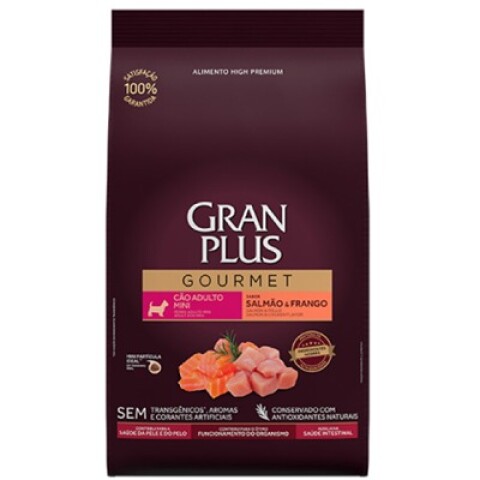 GRANPLUS GOURMET ADULTO MINI SALMÓN & POLLO 1KG Unica