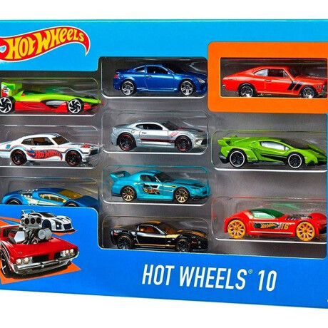 Hot Wheels Pack De 10 Autos Originales Hot Wheels Pack De 10 Autos Originales