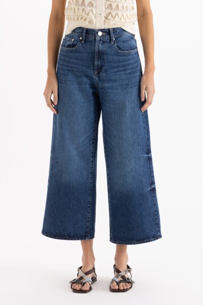 JEANS WIDE X BLUE Azul