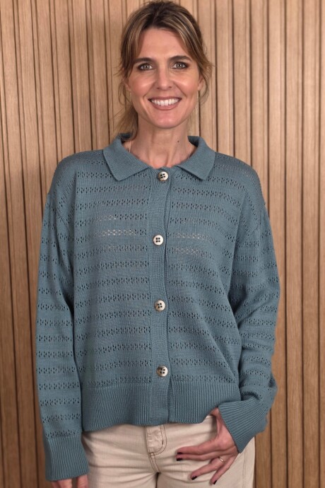 Cardigan Catalina Tourquesa