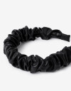 Vinchas Rígidas PU Vincha Rígida Con Frunces - Negro