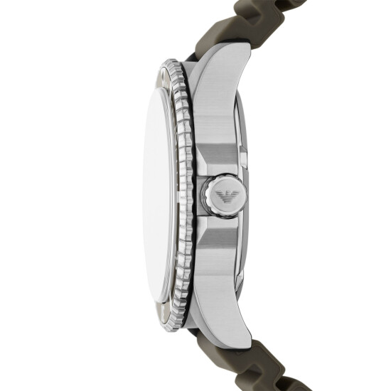 Reloj EMPORIO ARMANI WORD EXPLORER Silicona Verde Esfera 42mm 0