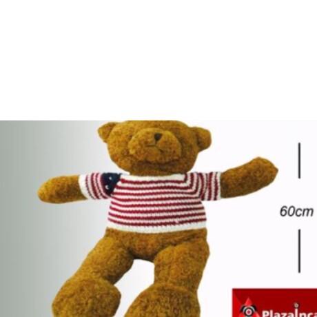 PELUCHE OSO MARRON 60CM "BUZO LANA" PELUCHE OSO MARRON 60CM "BUZO LANA"