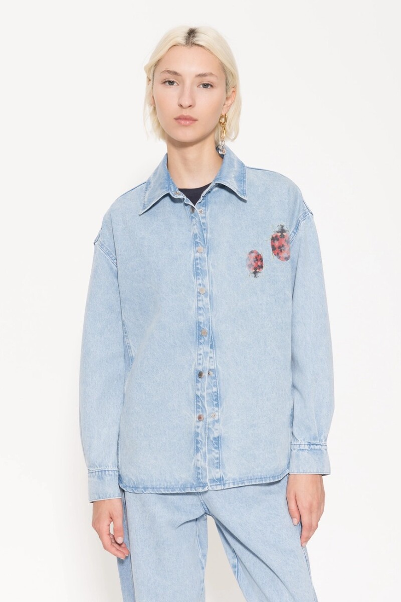 CAMISA LUCK Azul