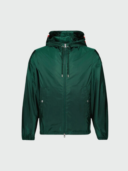 Moncler - Cortavientos con Capucha Grimpeurs Verde Oscuro