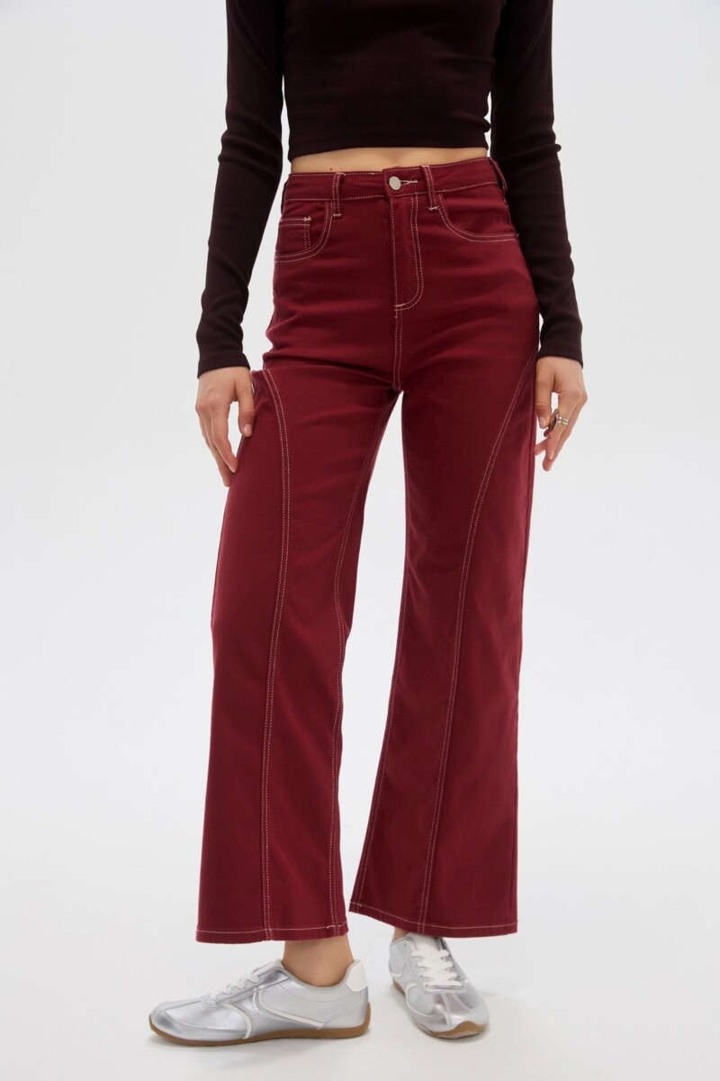 Pantalon Eleme - Bordeaux 