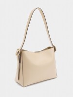 Bolso De Hombro Liso crudo