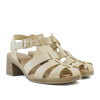 Sandalias Country de Mujer - 26253 Crema-marron Claro