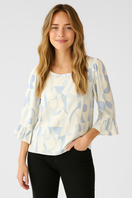 Blusa Mahrez Estampado 1