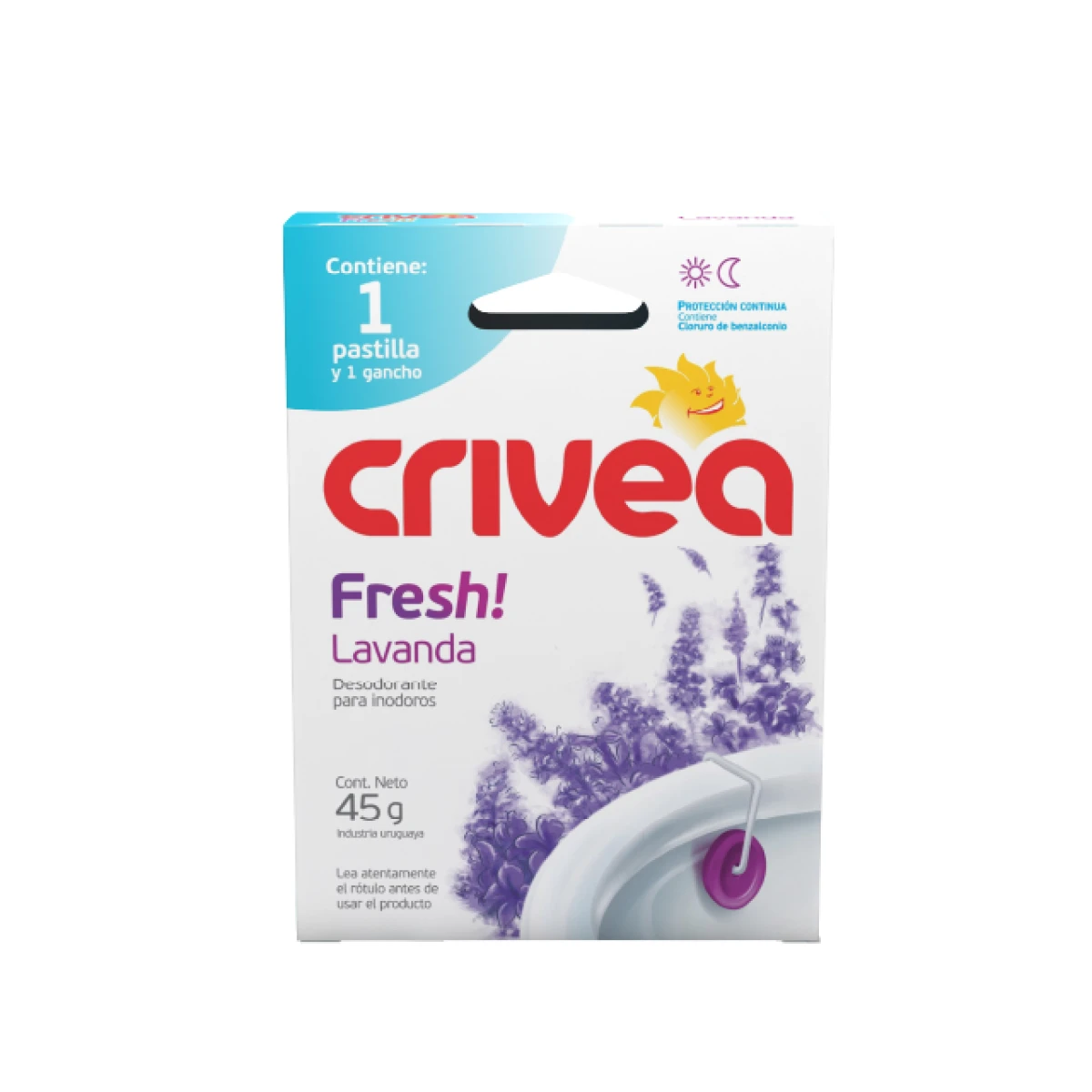 PASTILLA INODOROS FRESH LAVANDA CRIVEA 45 GR 