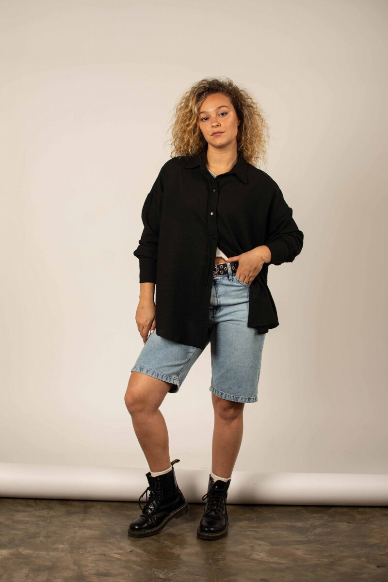 Camisa Guadalupe negra