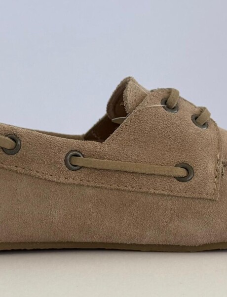 NAUTICO GAMUZA CRUDO