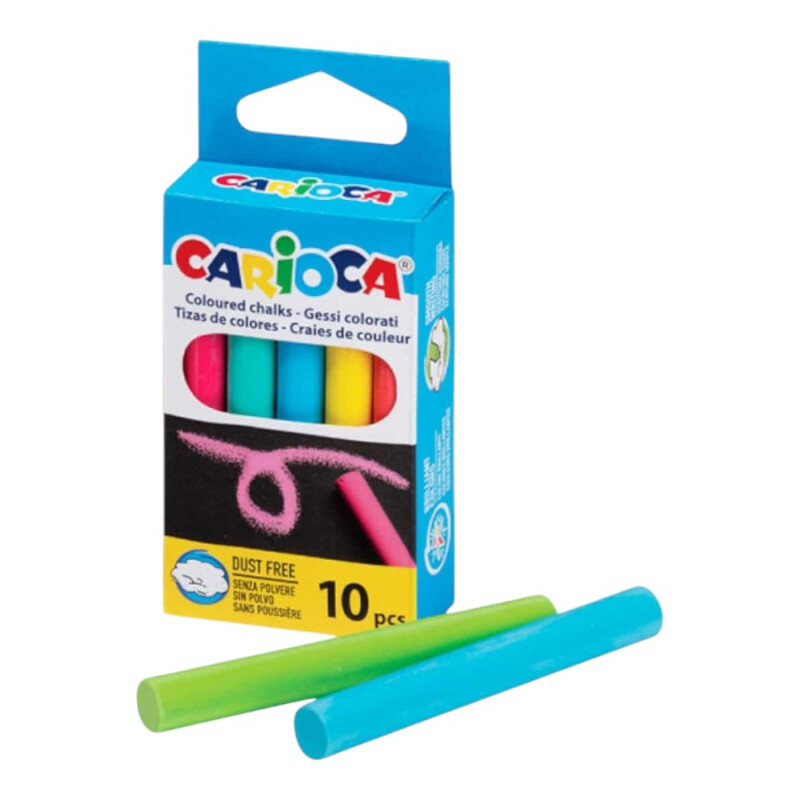 Tizas de Colores Carioca x10 Tizas de Colores Carioca x10