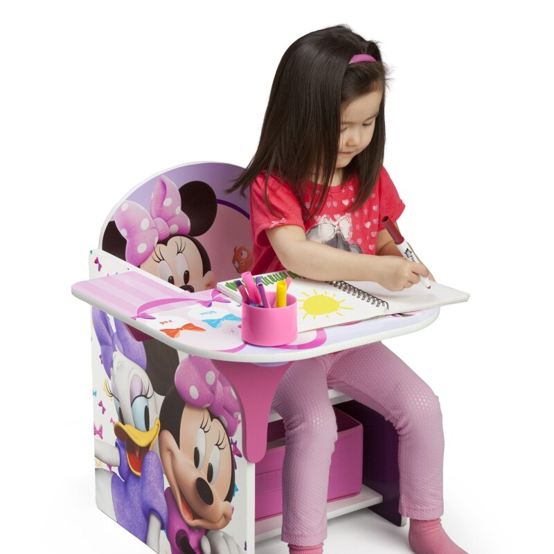 Escritorio con silla y almacenamiento Minnie Mouse Disney Escritorio con silla y almacenamiento Minnie Mouse Disney