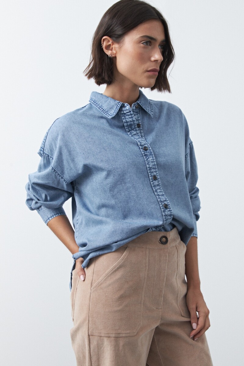 CAMISA OPALITA Azul Lavado