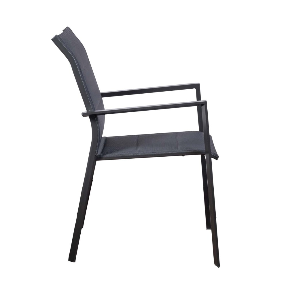 SILLA DE EXTERIOR ALUMINIO GRIS PORTOFINO