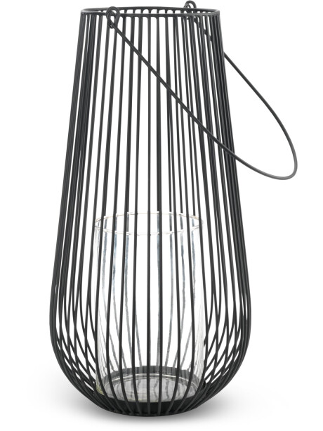 Farol MELIAS Ø24xA46cm negro Farol MELIAS Ø24xA46cm negro