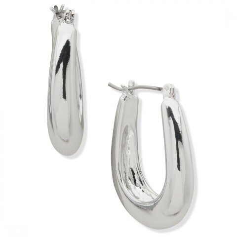 Pe 25Mm Puffy Click It Hoop Silver