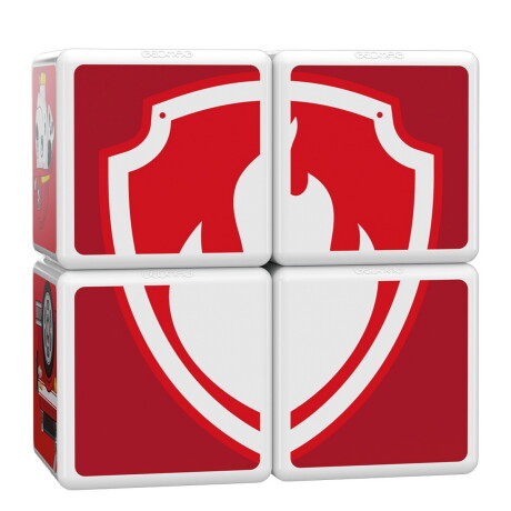 Puzzle cubos magnéticos PAW PATROL (5 piezas) Marshall, camión de bomberos