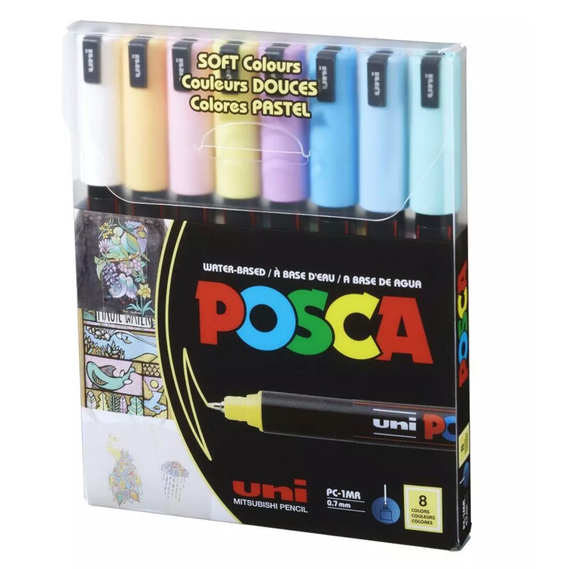 Marcadores Uni Posca 0,7 Mm colores Pastel Marcadores Uni Posca 0,7 Mm colores Pastel