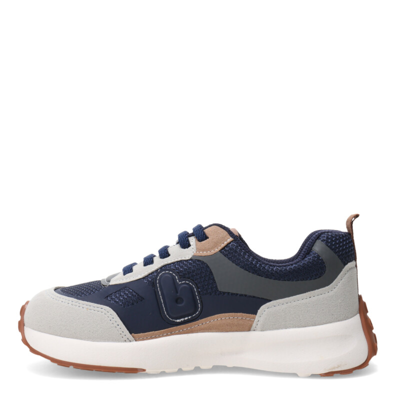 Championes de Niños Bibi Jogging Azul Marino - Gris