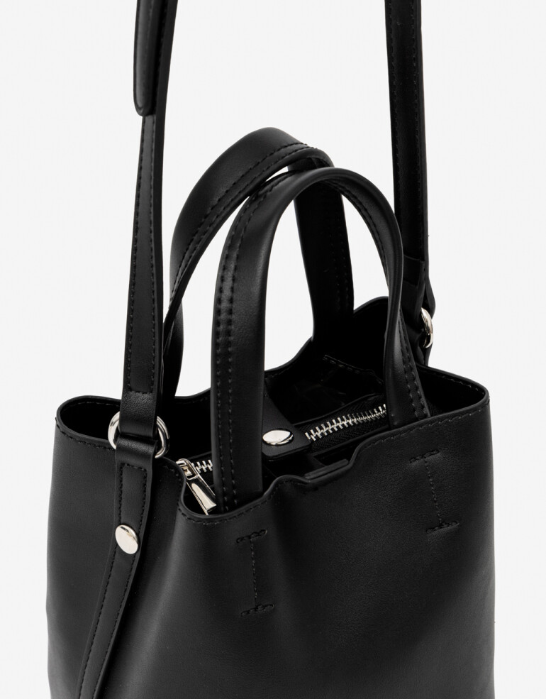 City Moda Cartera City Doble Asa - Negro