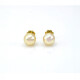 9.5 Mm Caravanas De Oro 18K Y Perlas De Cultivo 9.5 Mm Caravanas De Oro 18K Y Perlas De Cultivo