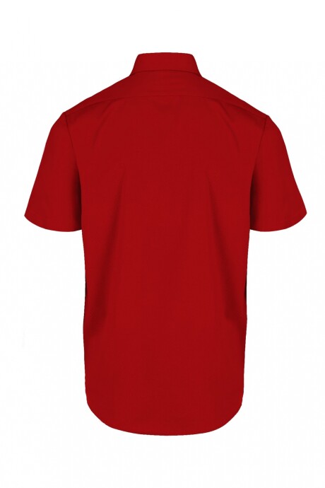 Camisa gabardina Rojo