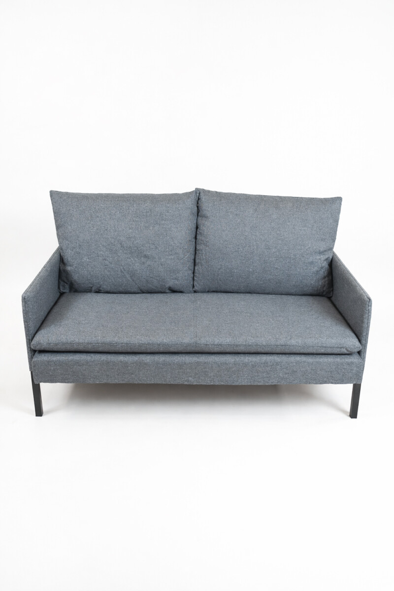 Sofá Alina, 2 Cuerpos - Gris Oscuro 