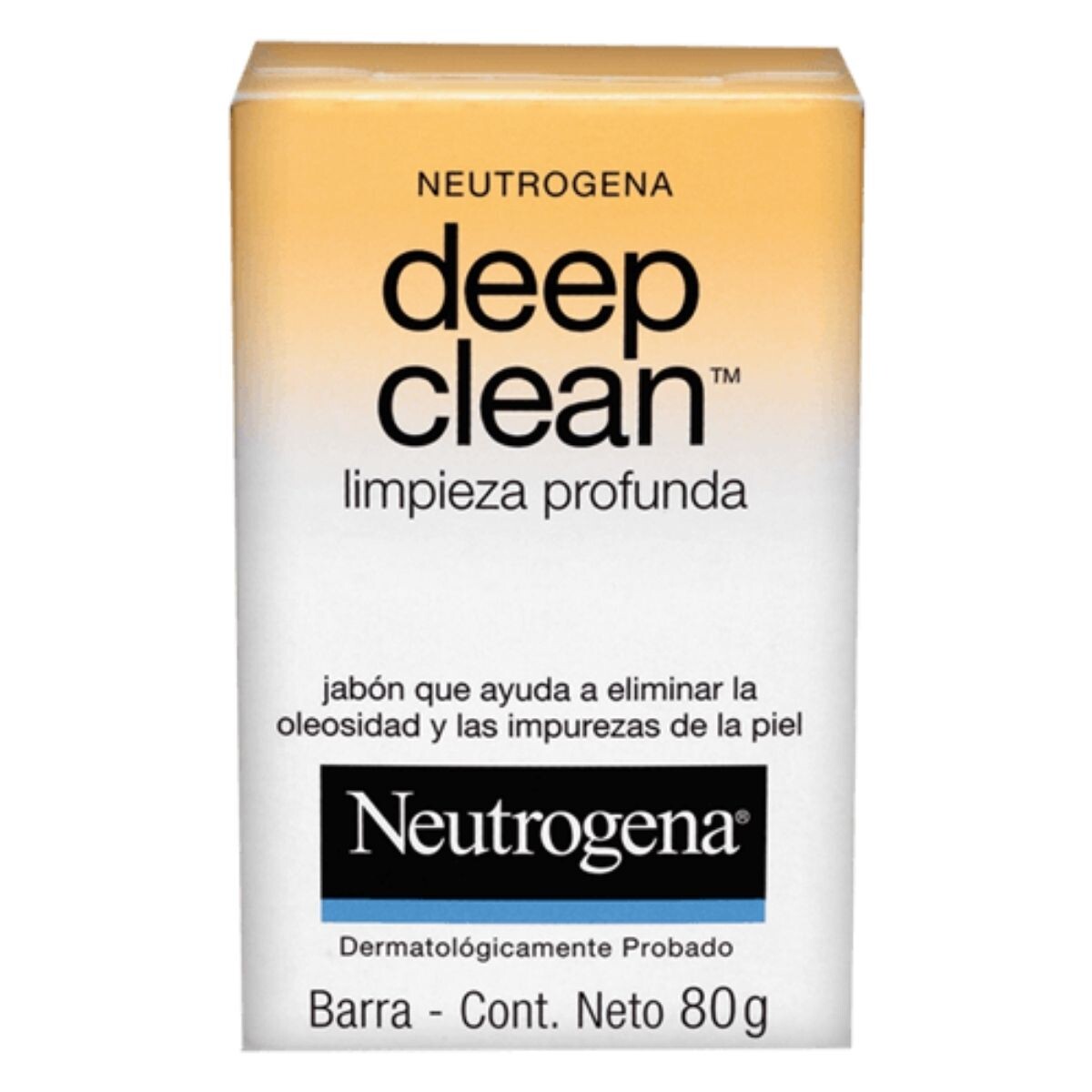 Jabón de Limpieza Facial Neutrogena Deep Claen 80 grs 