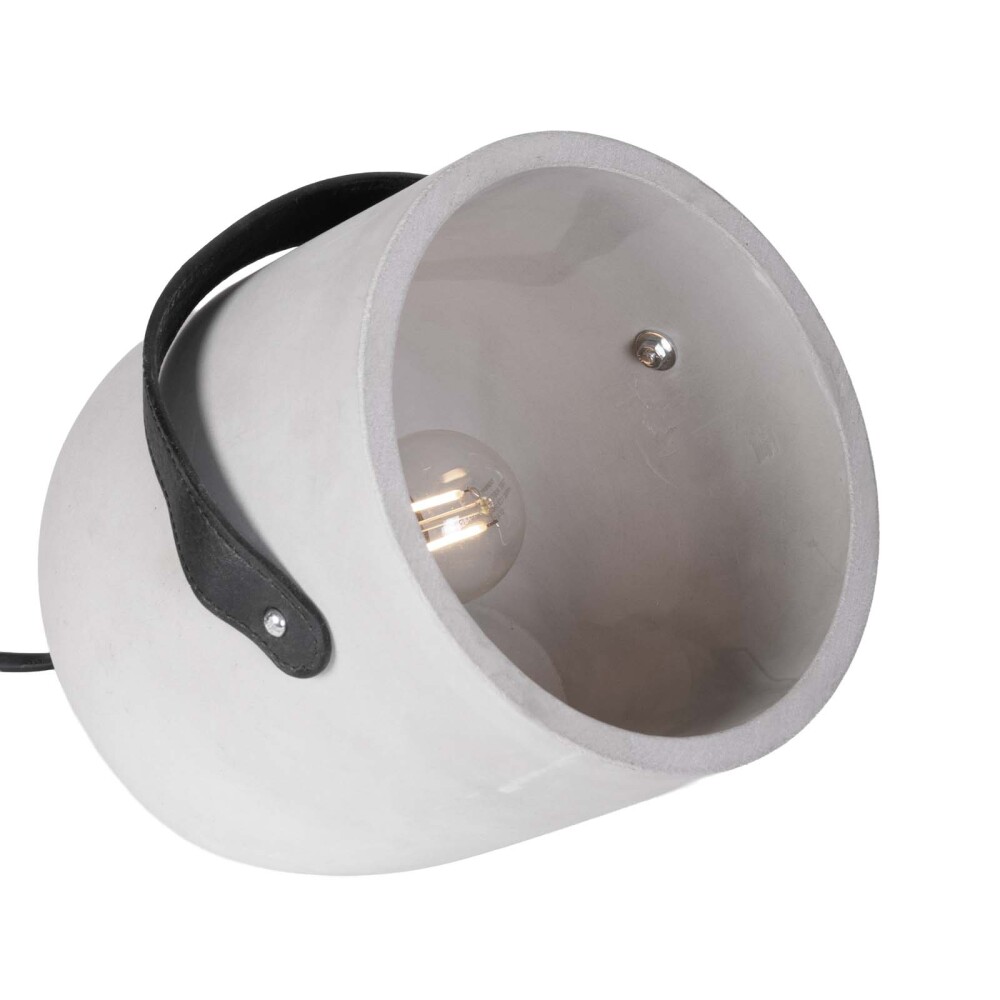 LÁMPARA DE MESA ML2492 BLANCO CEMENTO ML249201