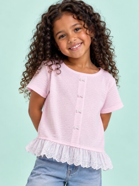 T-SHIRT COCOMIEL 6814 M.C ROSADO