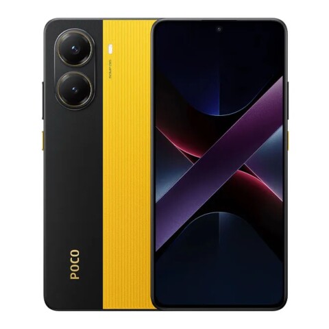 Celular Xiaomi Poco X7 Pro 5G 12 Ram 256 GB Amarillo con negro