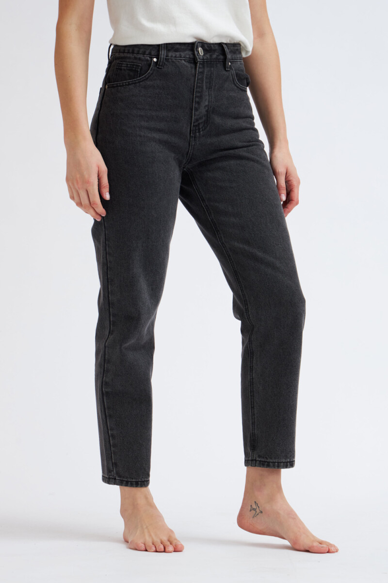 Pantalón de jean mom fit Negro