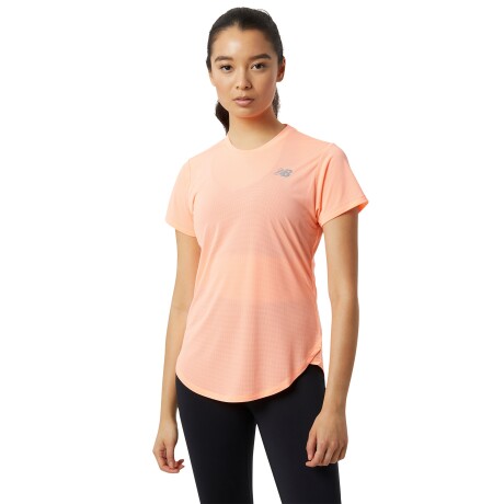 Remera New Balance de dama - WT23222LDF ORANGE