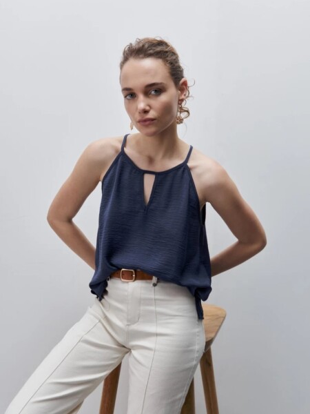 MUSCULOSA D.CASSIN EMIR AZUL
