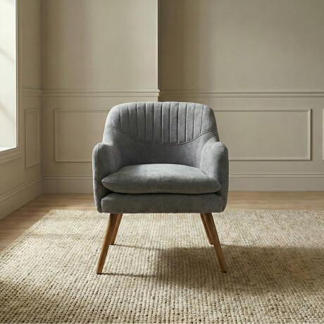 Butaca Melania - Tela Microfibra C52 (Ceniza)