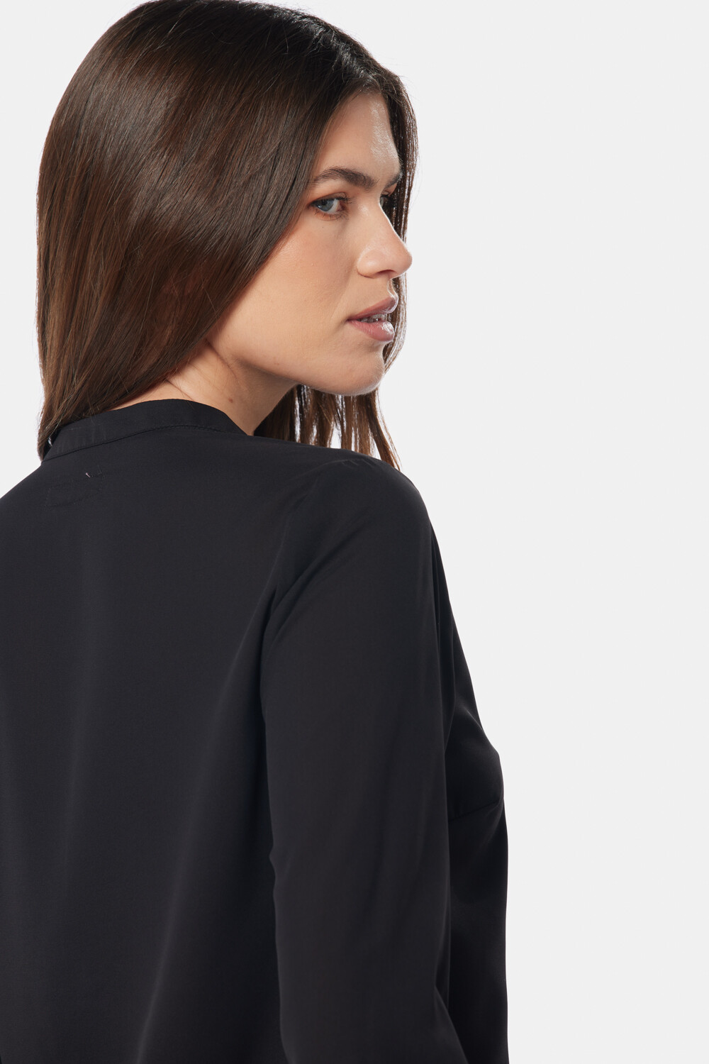 BLUSA MANGA LARGA Negro