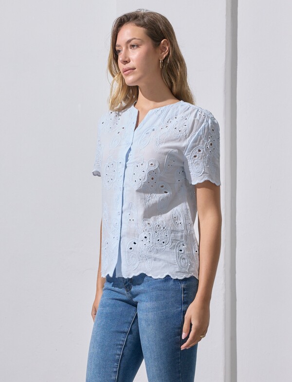 Blusa Broderie CELESTE